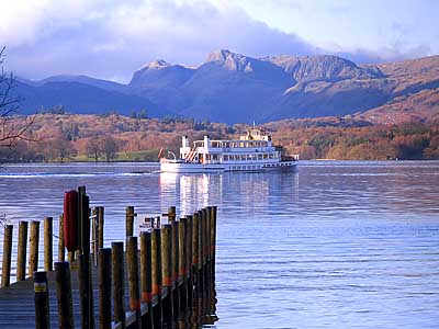 Windermere and the Langdales - Download this Lake District Wallpaper