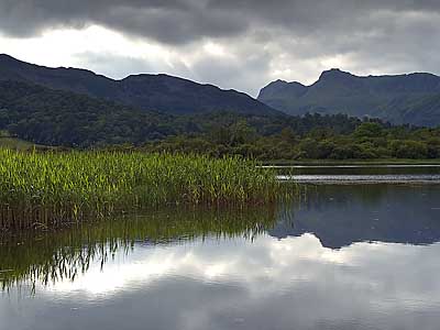 Elterwater and the Langdales - Download this Lake District Wallpaper