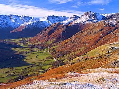 Langdale from Blea Rigg - Download this Lake District Wallpaper